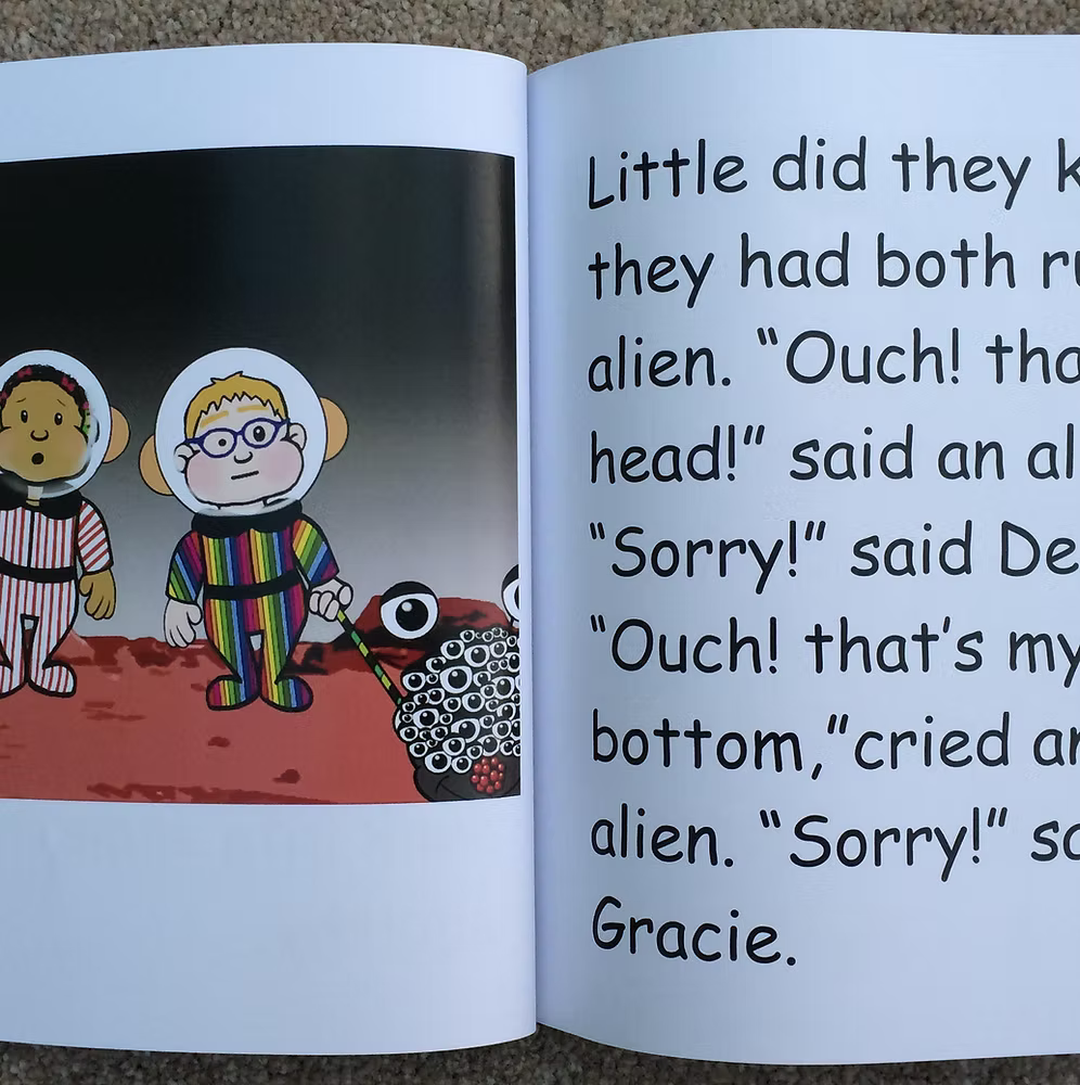 Dexter and Gracie go to Space