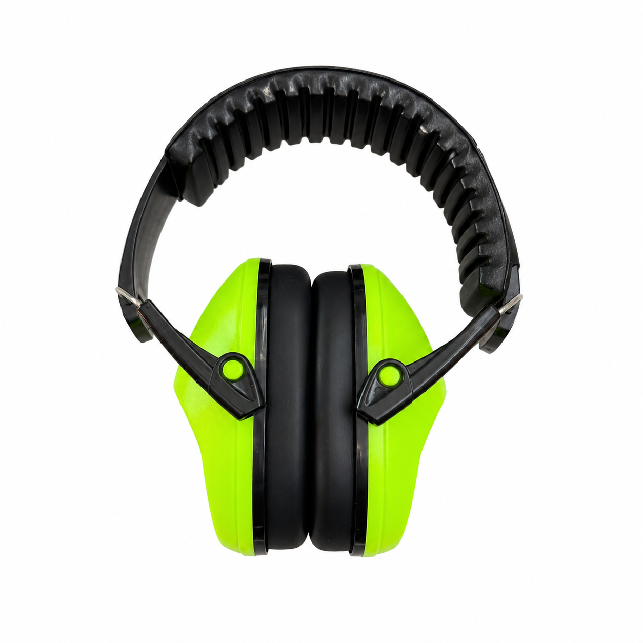 Adjustable green ear defenders for children with sensory needs, designed to reduce noise in classrooms and busy environments